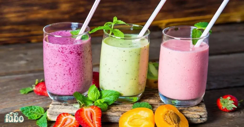 آبمیوه با بستنی